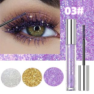 Diamond Eyel Thick Lash Mascara Glitter Shiny Violet