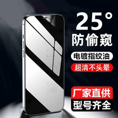 3D Full Private Screen Protector For iphone 12 11Pro Max X
