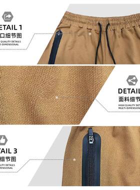 2025春夏男士休闲运动长裤pants健身fitness肌肉博士跑步男式裤子