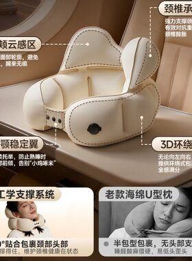 B07-充气u型枕护颈枕枕头脖枕颈椎脖子靠枕便携式u形充气U型枕