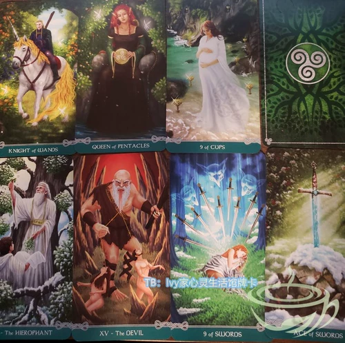 Spot Universal Celtic Tarot Универсальная кельтская карта Таро Английская версия оригинал.25