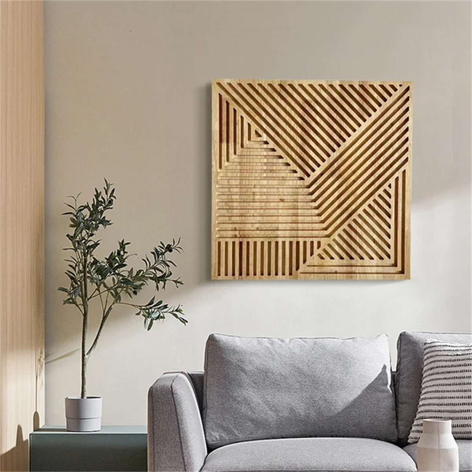 侘寂风自然风实物画酒店民宿实木艺术装置画禅意空间雕刻挂画