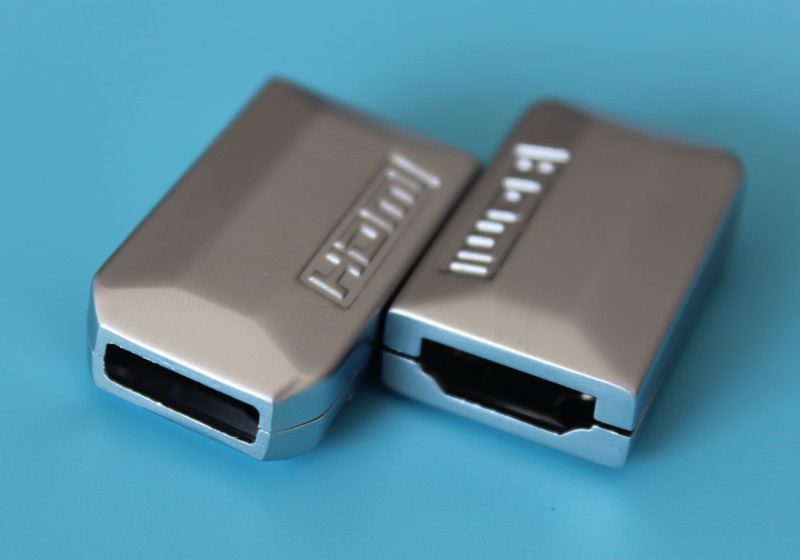 焊接式HDMI接头外壳DIY HDMI金属壳 HDMI扁线外壳 高清数据线接头