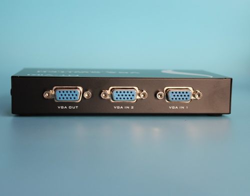 全新迈拓MT-15-2CH 高清VGA切换器2进1出 二进一出支持DDC 共享器