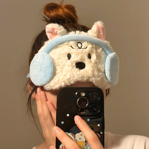 可爱遮光冰感睡眠眼罩女学生午休睡觉专用缓解眼疲劳可调节眼睛罩