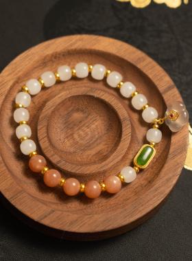 【灵气满满】和田白玉珠手链 | 人缘贵气