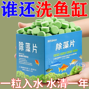 鱼缸除藻剂片剂去苔剂净青苔清除剂褐藻绿水藻去除水草不伤鱼藻剂