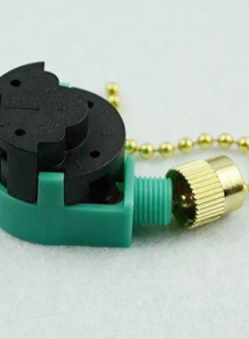 灯饰DIY配件拉链拉线拉绳开关吊扇三档调速开关220v风扇灯调速器