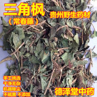三角风中药材500克 三角枫 野生大叶爬山虎 异叶地锦吊岩风三皮风