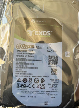 大华希捷6T硬盘ST6000NM019B 磁盘阵列专用硬盘其他设备无效