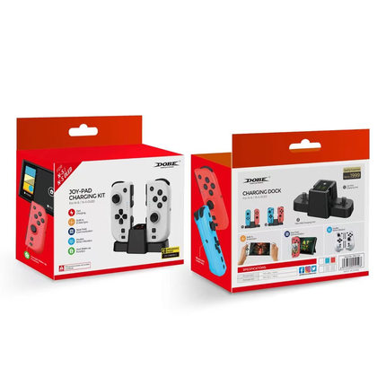 Switch左右无线手柄+NS OLED小手柄双充  NS手柄+充电座套装