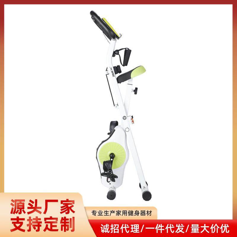 可折叠动感单车男女学生室内健身器材静音磁控靠背脚踏家用自行车