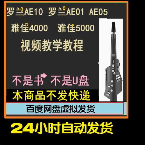 雅马哈罗兰AE1056雅佳乐器电吹管实用教程学习教材视频45000入门