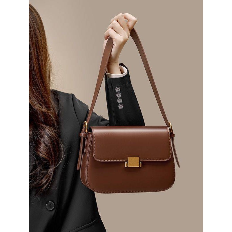 官方正品高级感小众设计腋下包真皮女包2025新款秋冬时尚豆腐包单