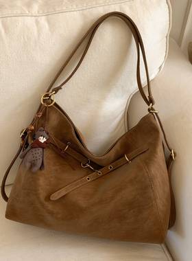 官方正品2025新款大容量托特包女式时尚高级感单肩包百搭斜挎包复