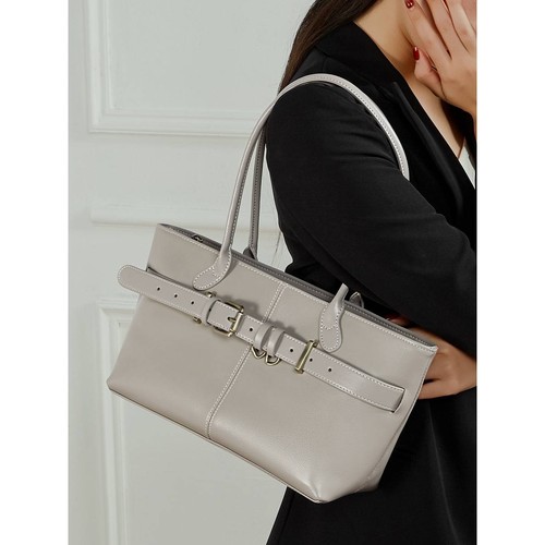 官方正品真皮女包2025冬季新款小众皮带扣通勤单肩斜挎女包菜篮子