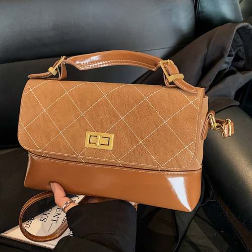 官方正品高级感复古手提包包女2025新款冬季时尚百搭单肩包日常通