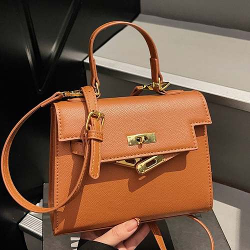 官方正品时尚百搭单肩包女式2025新款冬季轻奢手提凯莉包高级感通