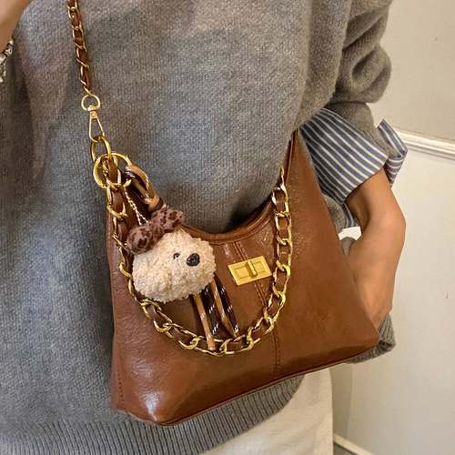 官方正品小众高级感包包女2025新款冬季时尚通勤单肩包链条百搭斜