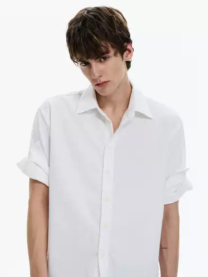 Maxdstr Old Money Style High-End Linen Blend Roll-Sleeve Summer Short-Sleeve Shirt T-Shirt Breathable Jacket for Men and Women