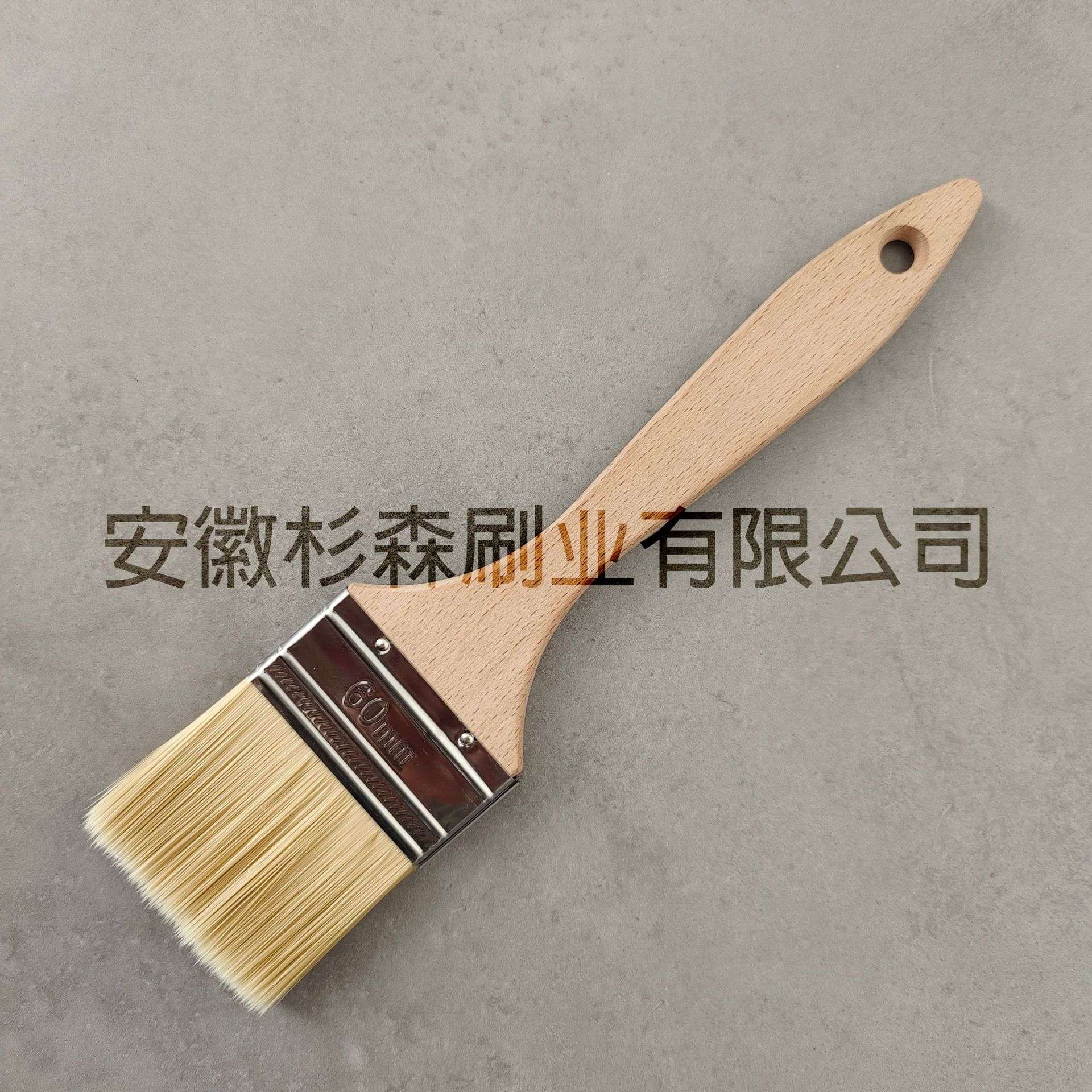 榉木磨尖丝刷 加长木柄艺术漆刷 油漆刷 实木柄尾部打孔方便悬挂