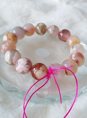 樱花玛瑙手串卡12