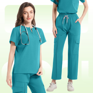 V领分体医护工作服套装