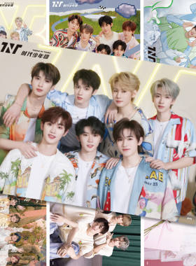 TNT演唱会应援海报写真签名照片时代少年团墙贴背景房间装饰礼物