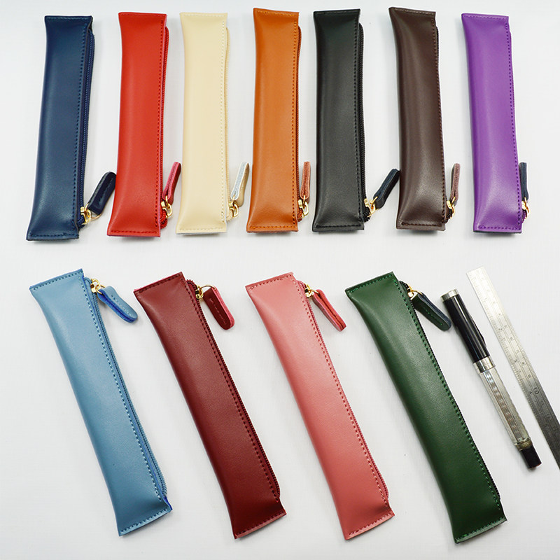 迷你真皮笔袋简约便携男女小容量皮质眉笔袋钢笔apple pencil笔套在类目 电子词典/电纸书/文化用品, 日常学习用品, 笔袋中 - 来自Buy2taobao.com提供专业的淘宝代购服务