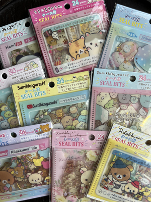 日系果冻小包贴纸角落生物ins熊