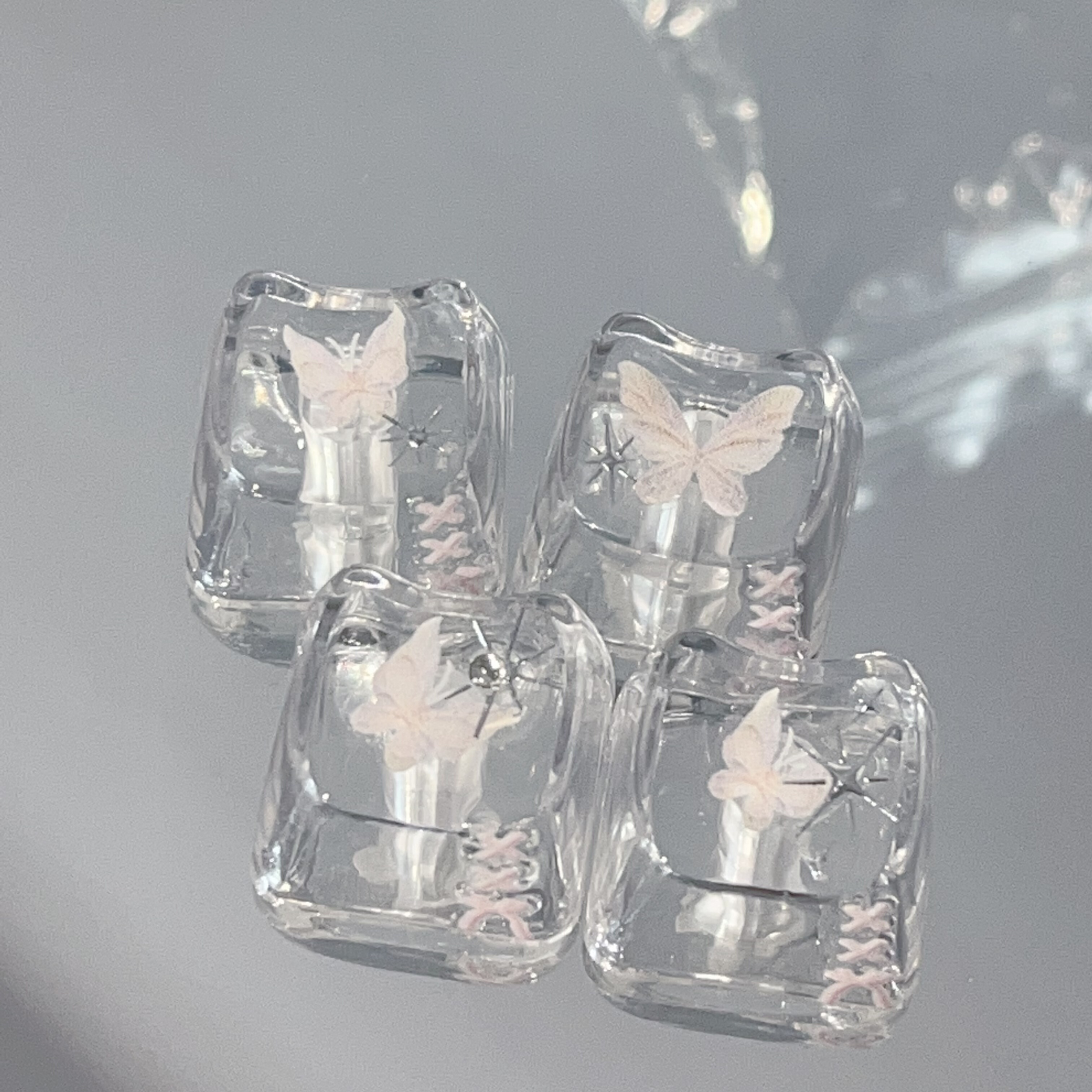 键帽手作个性键帽可爱手作键帽原创手作键帽zuoya键帽蝴蝶键帽