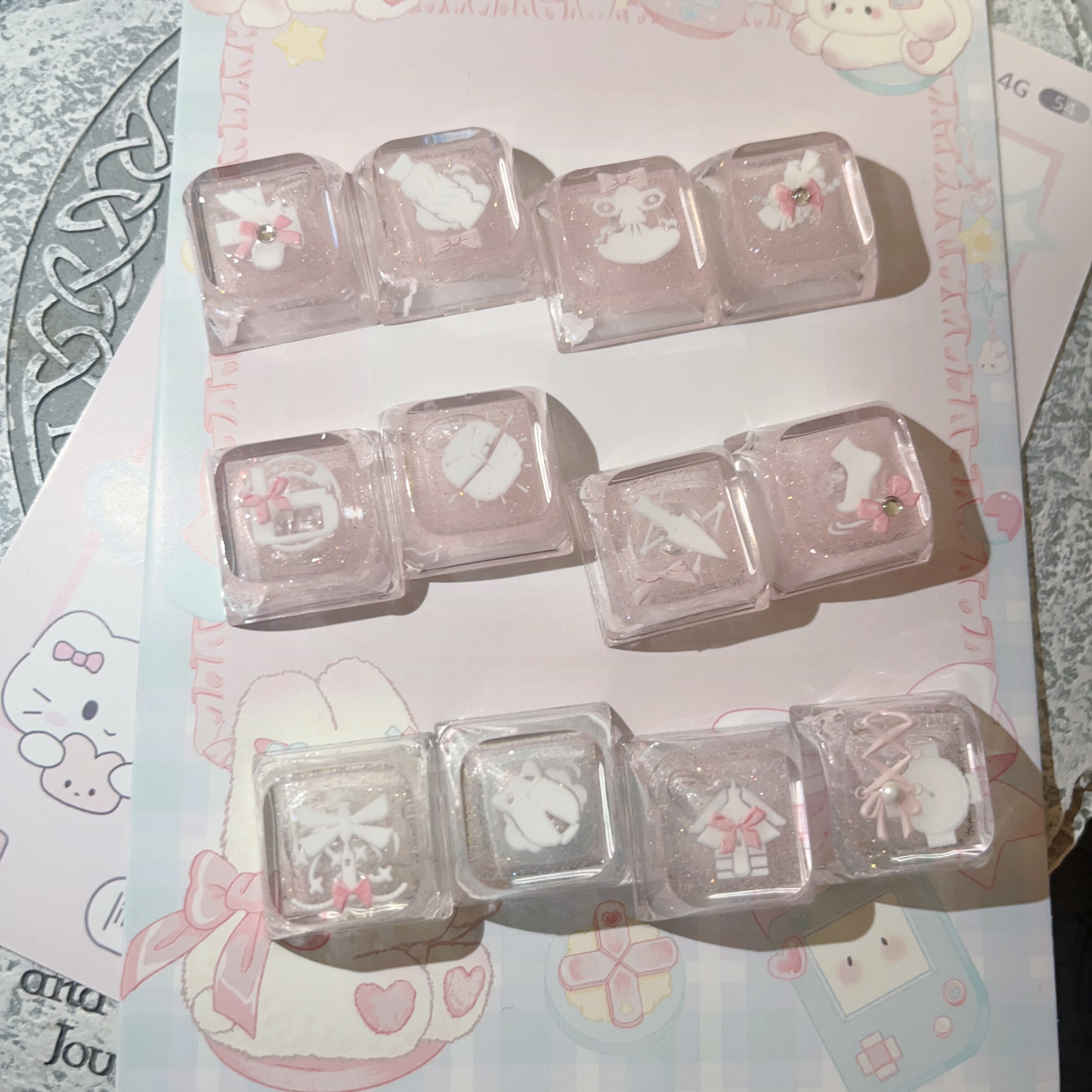 三角洲键帽三角洲威龙麦晓雯乌鲁鲁深蓝键帽三角洲pc键帽手作键帽