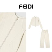 FD052838 立领短卫衣休闲裤 FEIDI斐迪 套装 修身