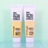 美宝莲持妆轻透粉底液轻薄自然遮瑕控油夏日持妆清透旅行装 小样