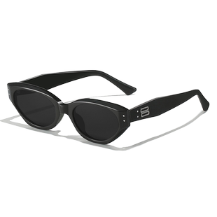 章若楠同款猫眼GM墨镜女高级感2025新款防紫外线防晒Rococo太阳镜