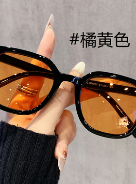 茶色墨镜男女防紫外线高级感防晒