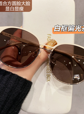 复古老钱风偏光防紫外线墨镜开车