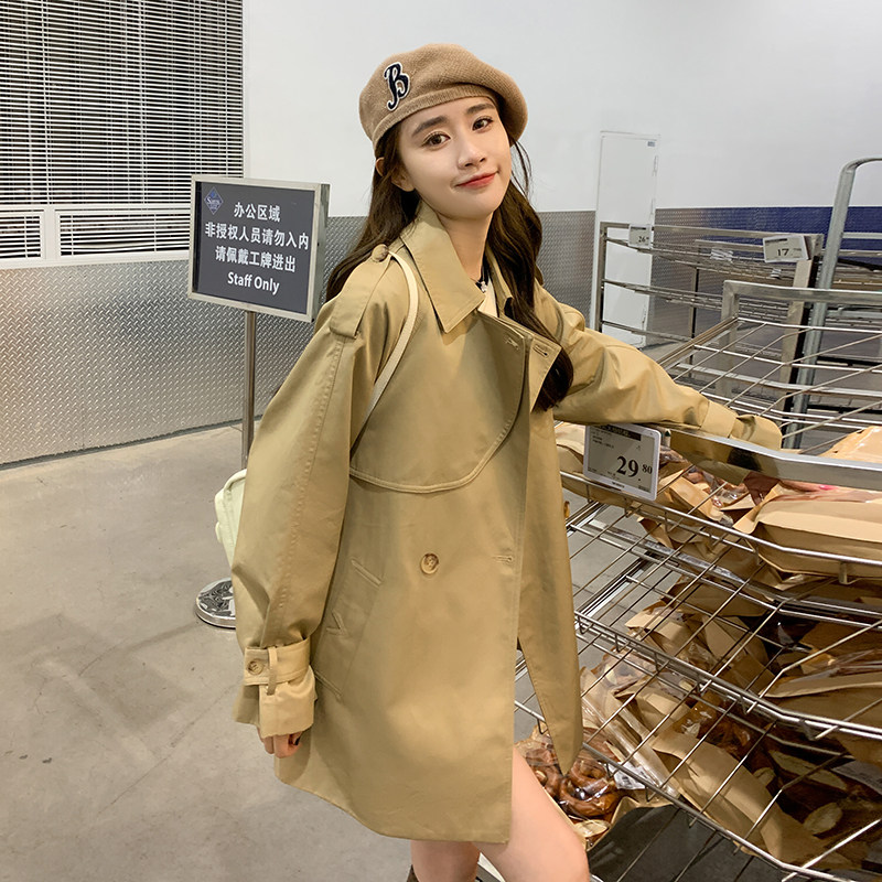 现货！2025春款风衣短外套131-9817P140K188,女装风衣,浙宝131