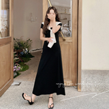 【新款】黑色连衣裙送披肩131-7297P145K218，女装连衣裙，浙宝131