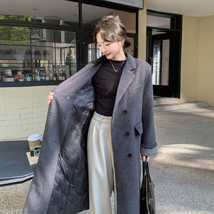现货！90绒毛呢羽绒服外套131-7110P285K428图片