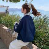 【数据好】蕾丝拼接百搭短外套131-7200P135K198，女装短外套，象礼