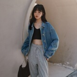 现货！2023春季新品牛仔短外套131-9071P110K168，女装短外套，象礼