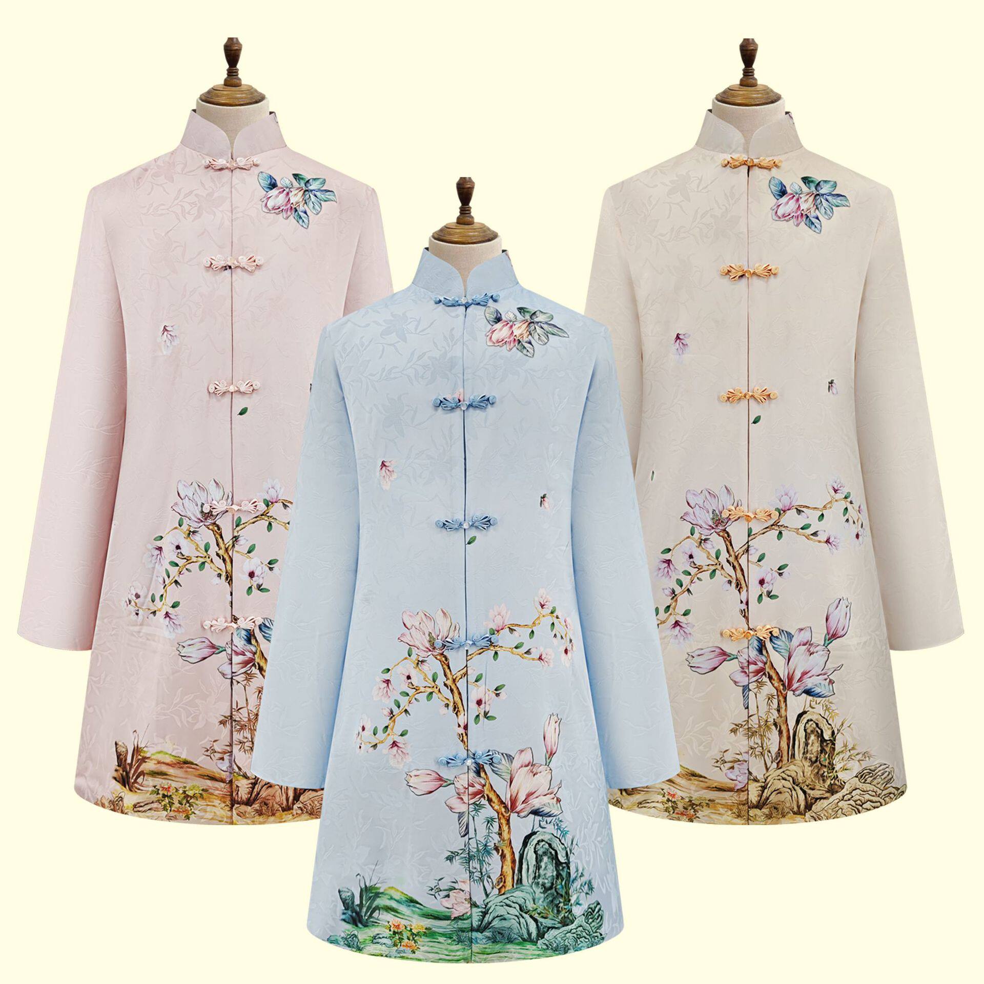 档寿衣女全套真寿服老人去世丧葬现对襟大寿送终老衣七件套