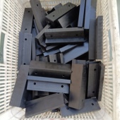 增强玻纤PA66尼龙垫块 雕刻加工板条 黑色 耐磨浇铸MC尼龙板块