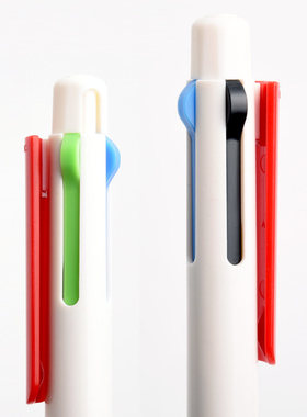 瑞士PREMEC派锐美科 CHALK巧可四色中性笔0.5mm简约多色中性笔 学生多功能4合1水笔手帐按动签字笔 可换笔芯