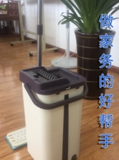 Нуля шваброй 超省力懒人神器抖音免手洗吸水家商用大号客厅平板拖把桶墩布自动