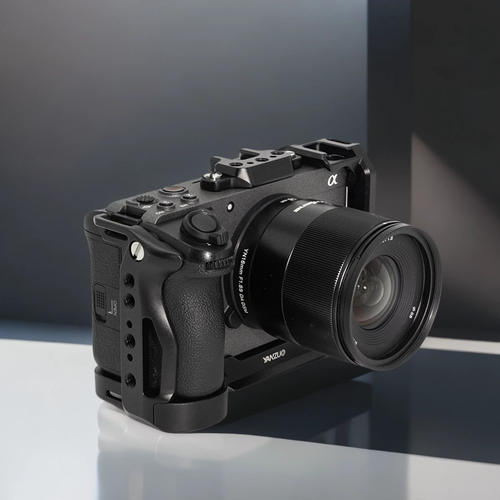 颜左 适用索尼FX3 FX30相机兔笼稳定器竖拍视频拓展保护框快装板