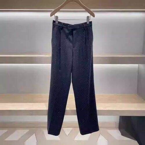 maSande新款女装法式气质钻饰羊