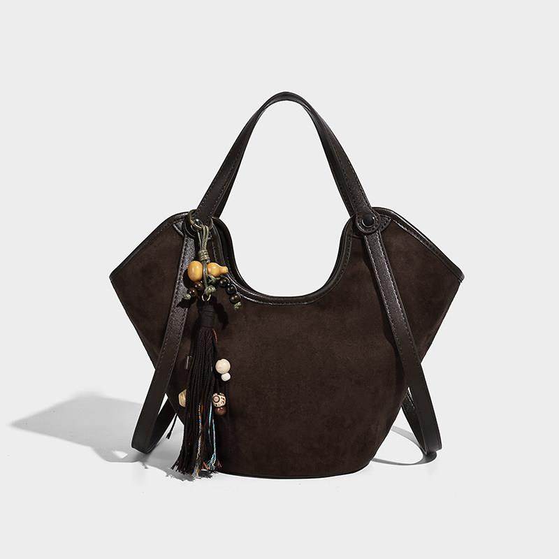 天锚国际美式覆古菜篮子托特包女2026秋季新款小众手提单肩斜挎包,箱包皮具/热销女包/男包,托特包,淘宝优惠券,粉丝福利购,淘宝优惠卷