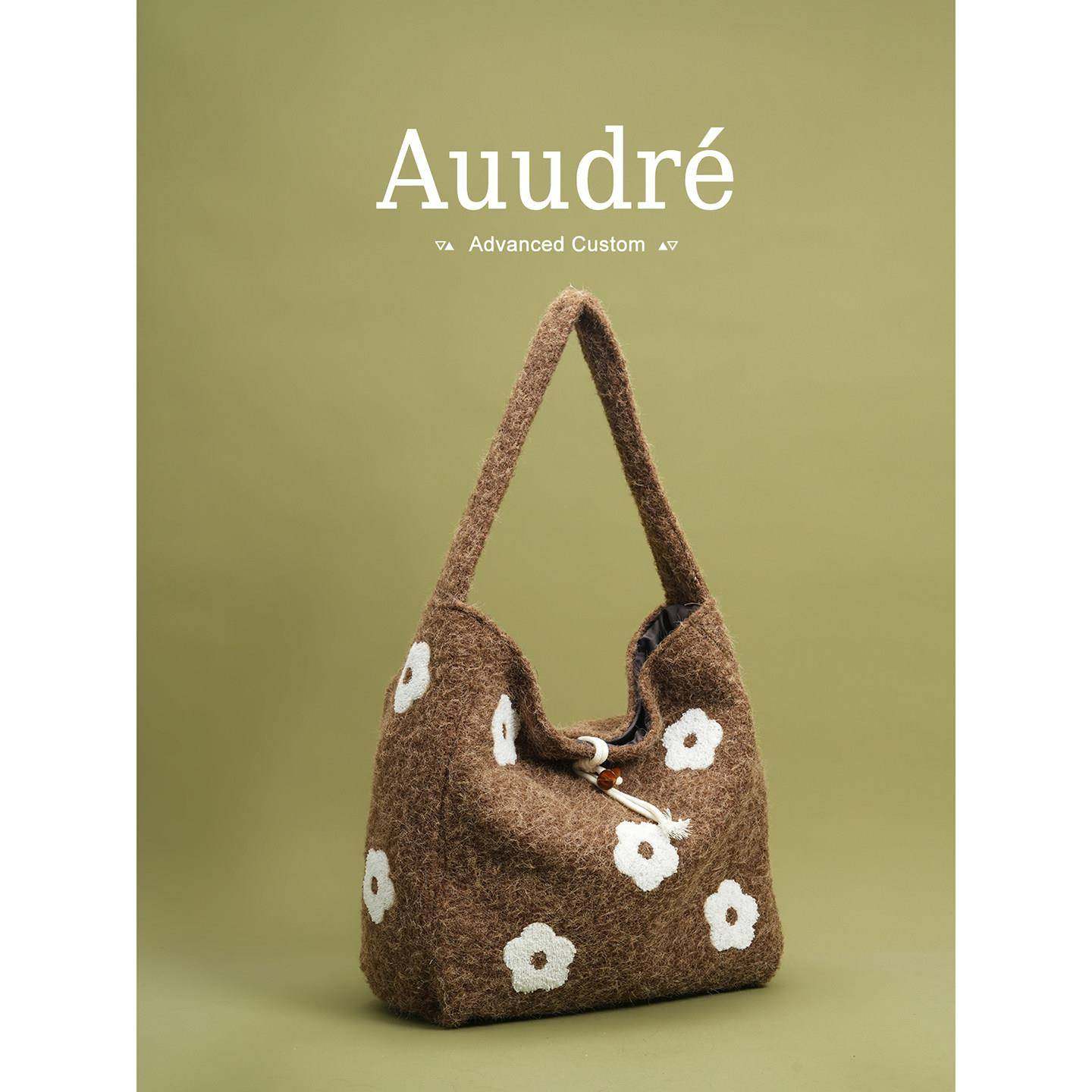 天锚国际简约软面毛呢大容量包包女式2026新款秋冬季通勤单肩托特,箱包皮具/热销女包/男包,腋下包,淘宝优惠券,粉丝福利购,淘宝优惠卷